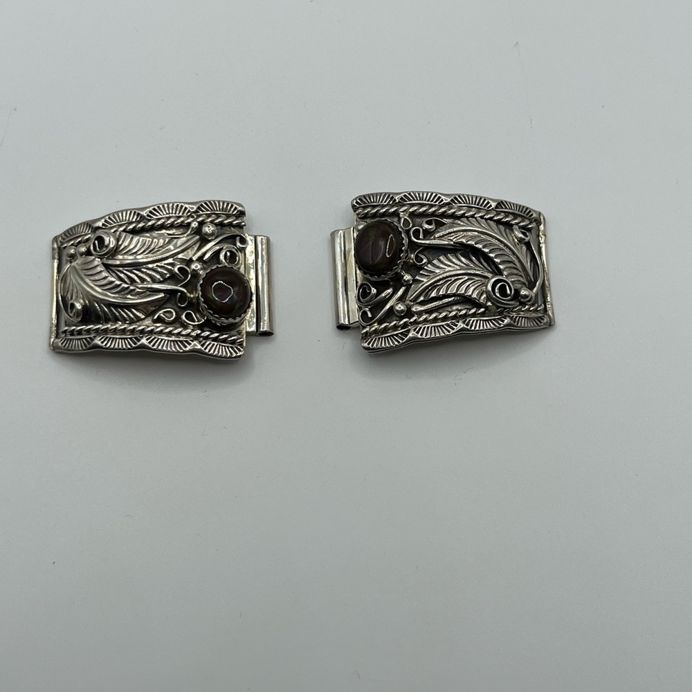 Silver and Brown Native American-western Watch tips - Picture 2 of 7